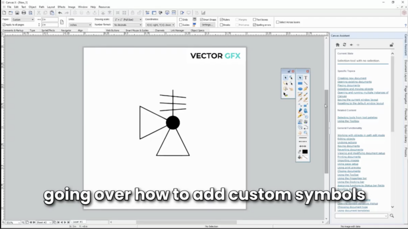 canvasxdraw ships with a rich symbol library packed with hundreds of ready-to-use symbols spanning multiple industries. But your projects don't always fit inside someone else's symbol set. That's why canvasxdraw also lets you build your own symbols from scratch and drop them straight into the library, right alongside the built-in set.
