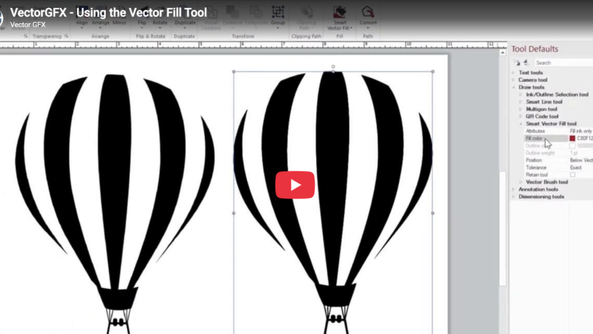 Vector Fill is built to work hand-in-hand with autotraced images